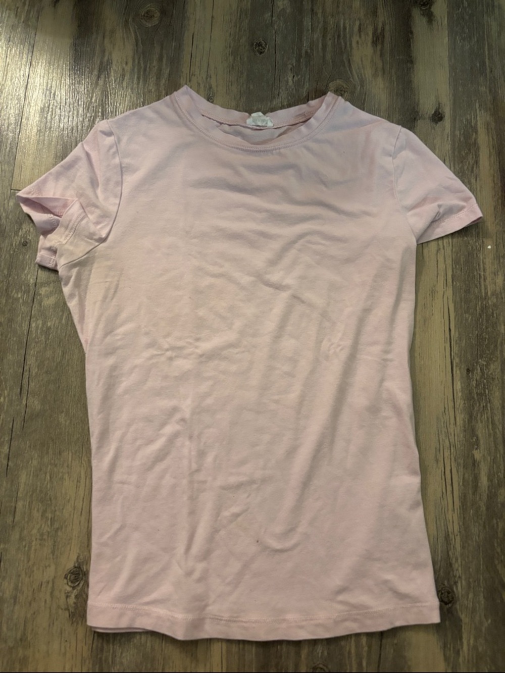 Garage Light Pink Short Sleeve Crewneck Tee